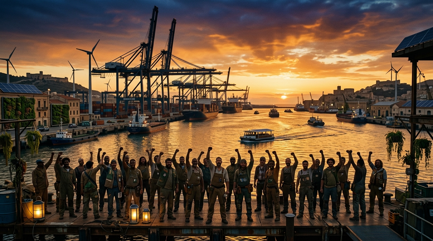 Ports Are Not Corridors for War: The Mediterranean Dockworkers Building a Human Firewall